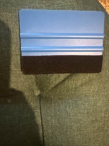 Black felt blue edge - blue,