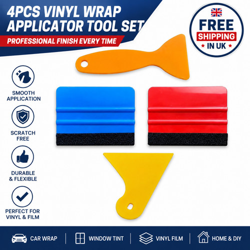 4pcs felt edge squeegee - 4pcs,