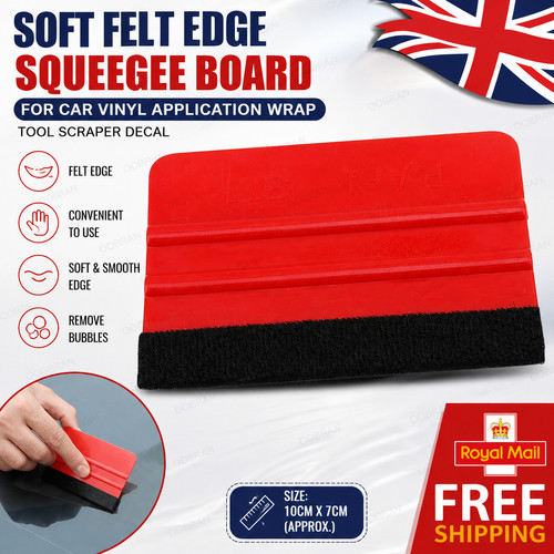 Soft felt edge squeegee vinyl - soft,