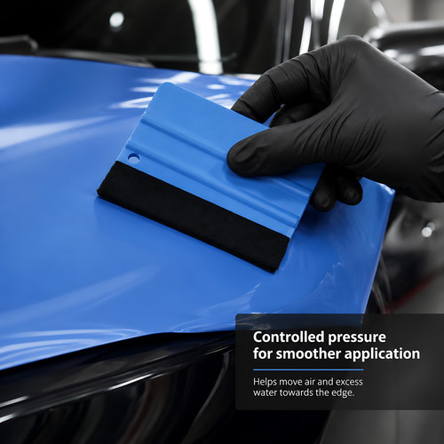 Felt edge vinyl wrap squeegee - edge,