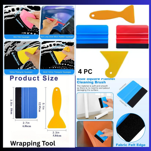 Vinyl wrap squeegee - vinyl, applicator